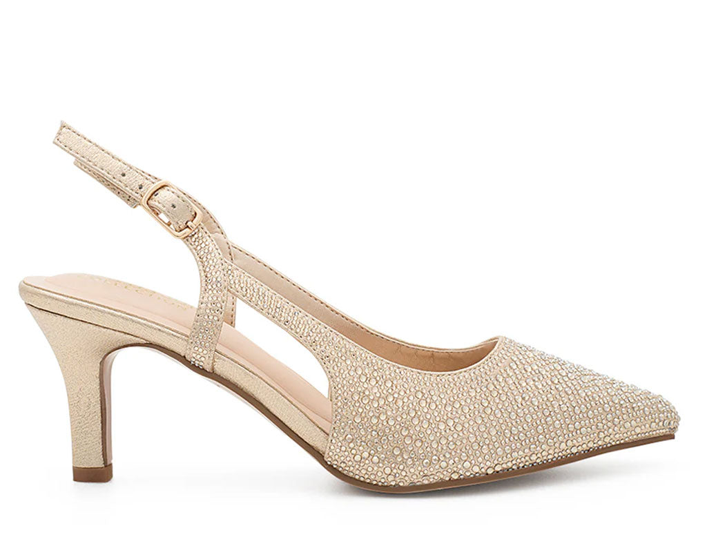 De Blossom Women's Tammy-12W Slingback Pumps