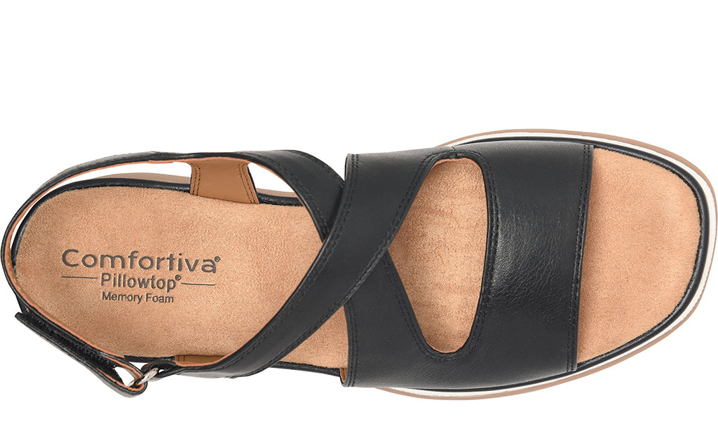 Comfortiva Women's Amethyst Sporty Wedge Sandal