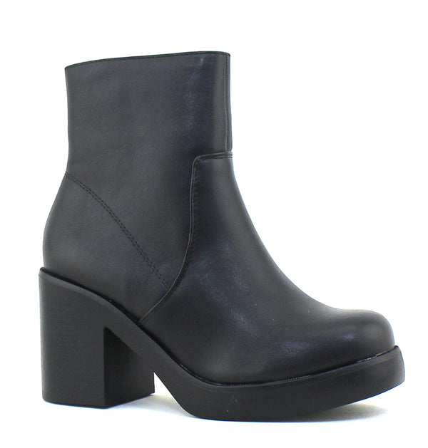 Soda Women's Unfurl Platform Ankle Bootie