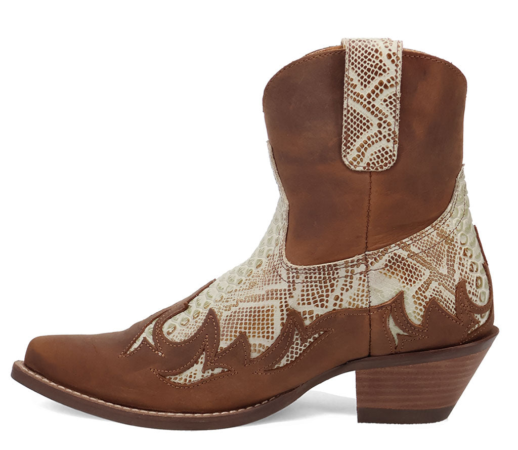 Dingo Women's Cobra Kiss Leather Western Bootie