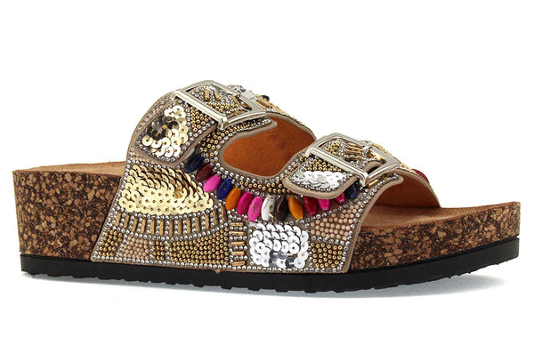 Atalina Women's Double Shiney Buckle