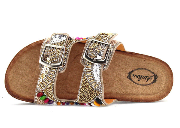 Atalina Women's Double Shiney Buckle