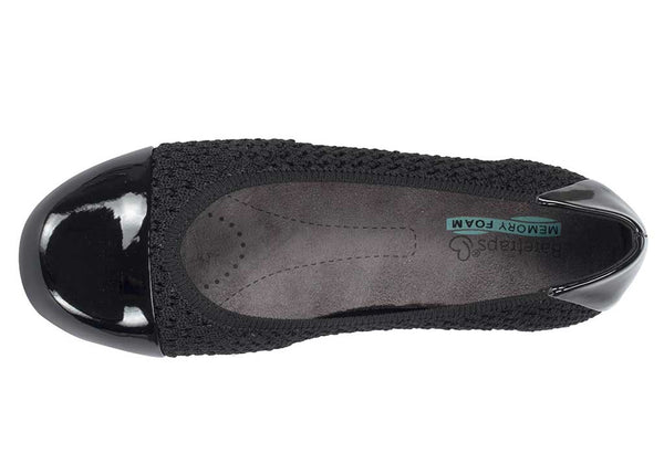 Baretraps Women's Mia Slip-Resistant Woven Ballet Flats