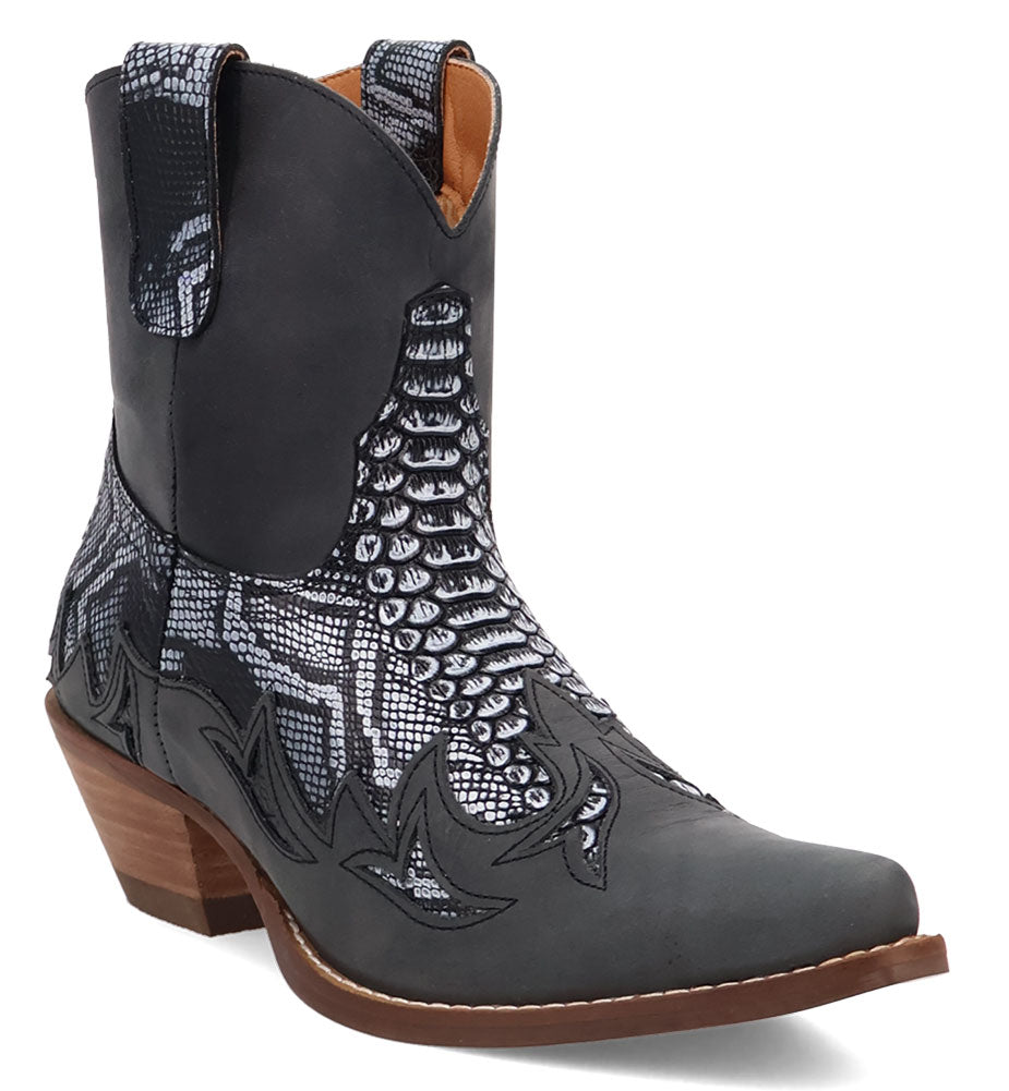 Dingo Women's Cobra Kiss Leather Western Bootie
