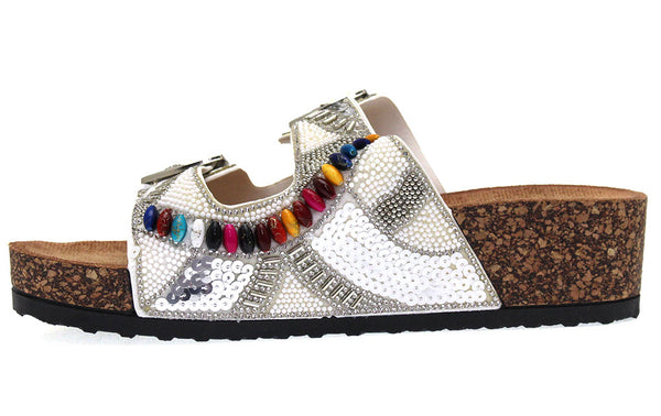 Atalina Women's Double Shiney Buckle