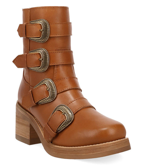 Dingo Women's Topanga Leather Buckle Bootie