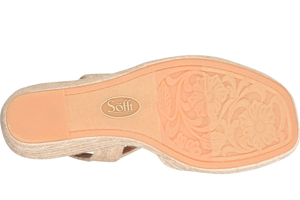 Sofft Women's Newbury Slip-Resistant Espadrille Wedge Sandal
