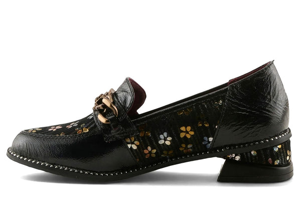 L'Artiste Women's Shinyshoes Chain Loafer