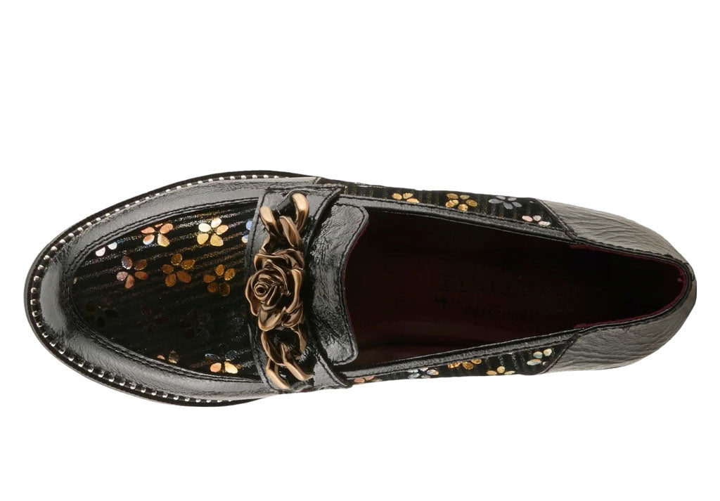 L'Artiste Women's Shinyshoes Chain Loafer