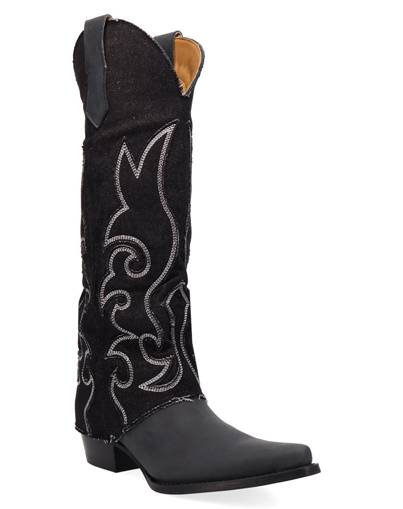 Dingo Women's Blue Jean Baby Knee High Leather Boot