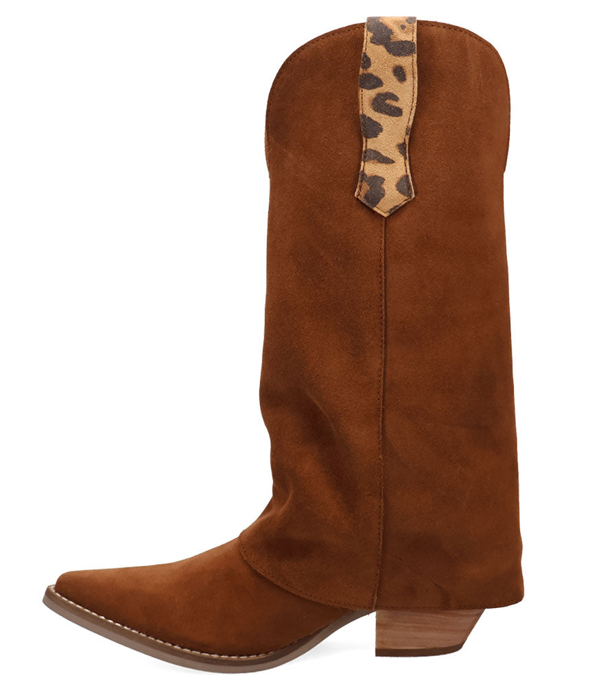Dingo Women's Wild Thang Cuffed Leather Boot