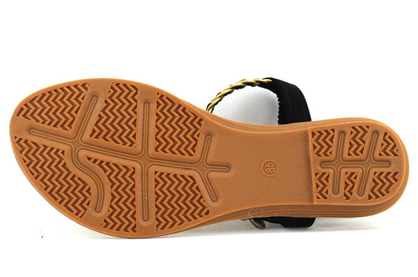 Atalina Women's Flower Flat Sandal