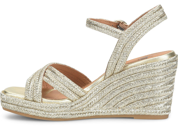 Sofft Women's Newbury Slip-Resistant Espadrille Wedge Sandal