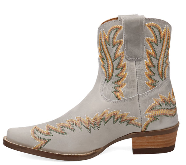 Dingo Women's Laurel Embroidered Leather Bootie