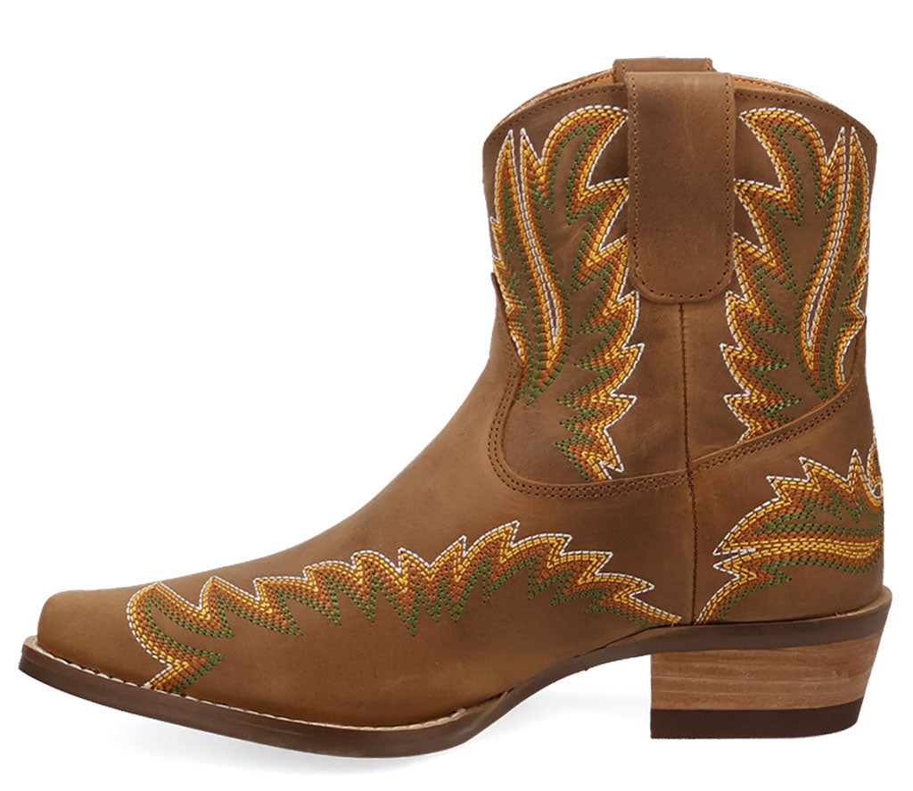 Dingo Women's Laurel Embroidered Leather Bootie