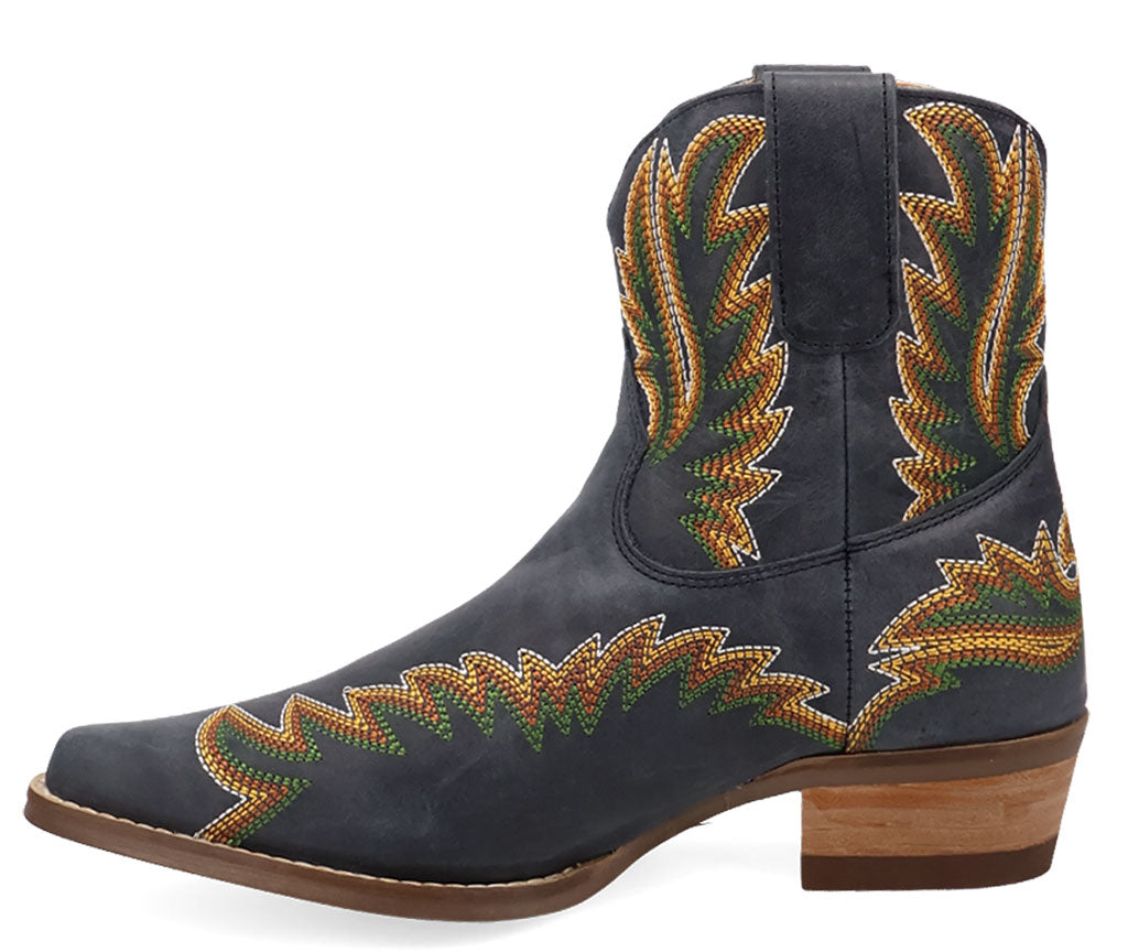 Dingo Women's Laurel Embroidered Leather Bootie