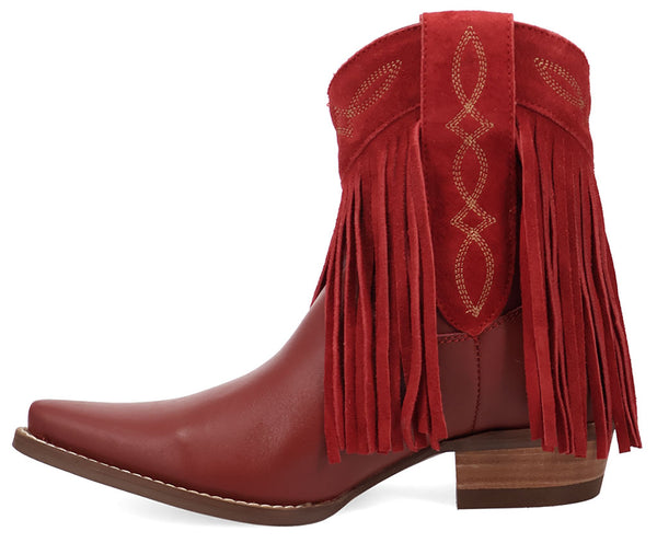 Dingo Women's Last Ride Fringe Leather Bootie