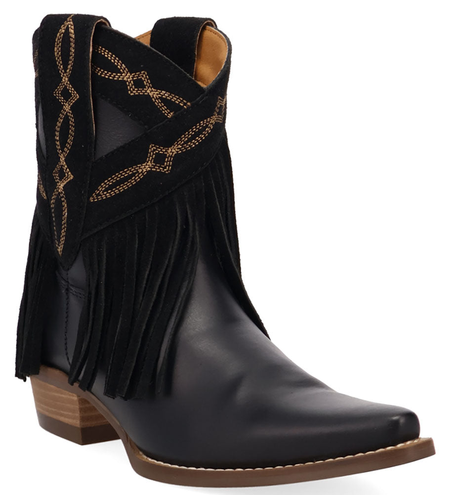 Dingo Women's Last Ride Fringe Leather Bootie