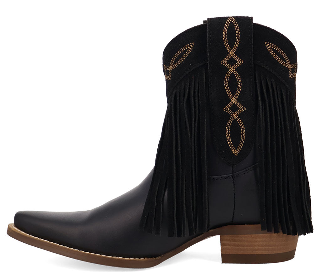 Dingo Women's Last Ride Fringe Leather Bootie