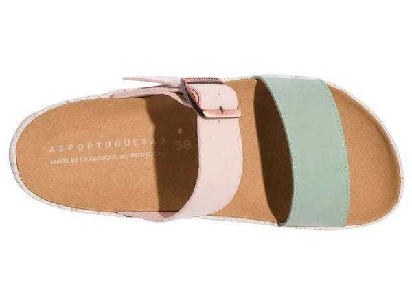 Asportuguesas Women's Coly Two Strap Slide Sandal