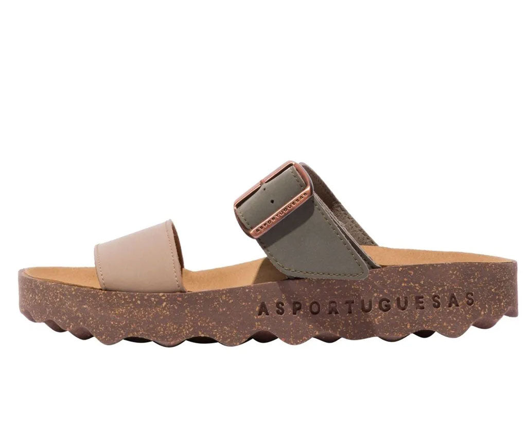 Asportuguesas Women's Coly Two Strap Slide Sandal