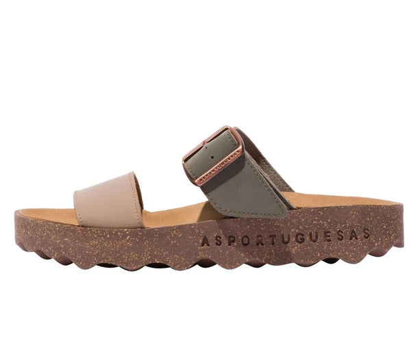 Asportuguesas Women's Coly Two Strap Slide Sandal