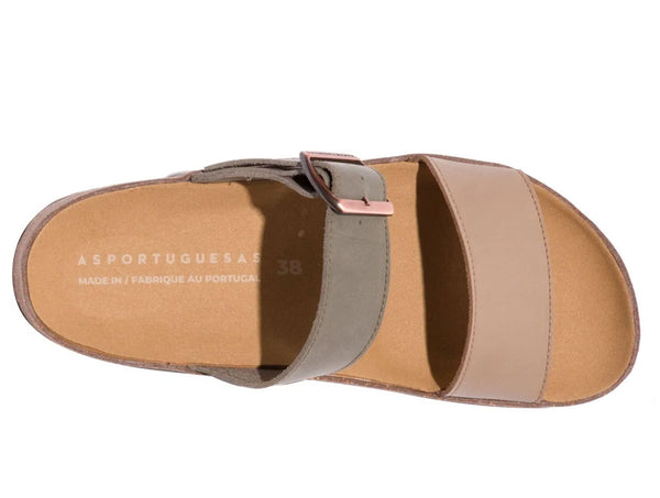 Asportuguesas Women's Coly Two Strap Slide Sandal