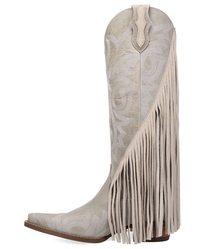 Dingo Women's Walk West Tall Fringe Leather Boot