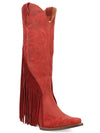 Dingo Women's Walk West Tall Fringe Leather Boot