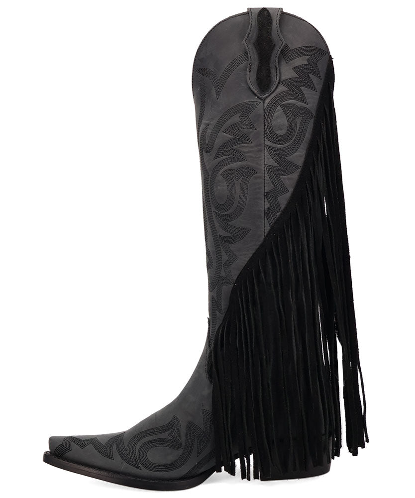 Dingo Women's Walk West Tall Fringe Leather Boot