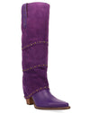 Dingo Women's Texani Knee High Tiered Cuff Suede Boot