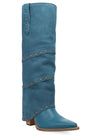 Dingo Women's Texani Knee High Tiered Cuff Suede Boot