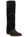 Dingo Women's Texani Knee High Tiered Cuff Suede Boot