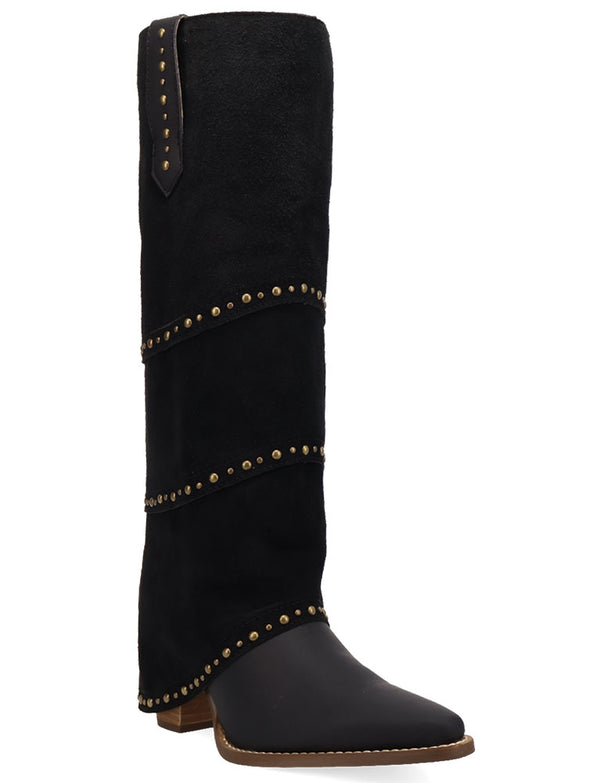 Dingo Women's Texani Knee High Tiered Cuff Suede Boot