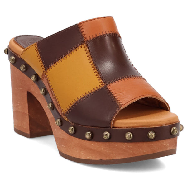 Dingo Women's Mosaic Wooden Sandal