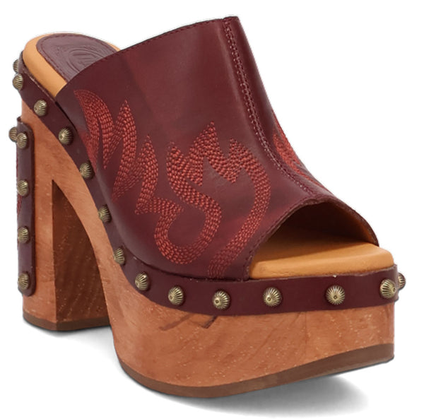 Dingo Women's Free Spirit Wooden Sandal