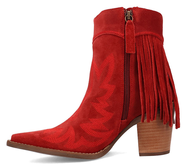 Dingo Women's Wild Sage Fringe Bootie
