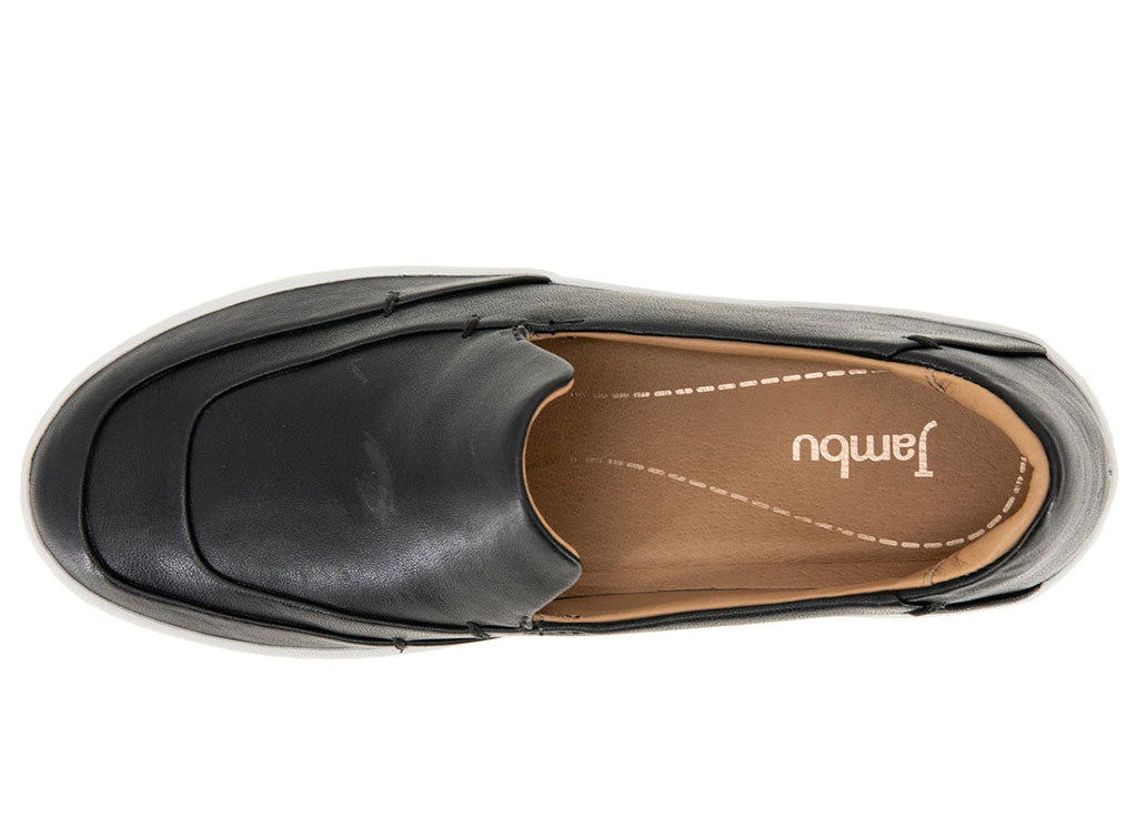 Jambu Women's Cami Leather Platform Loafer Shoe