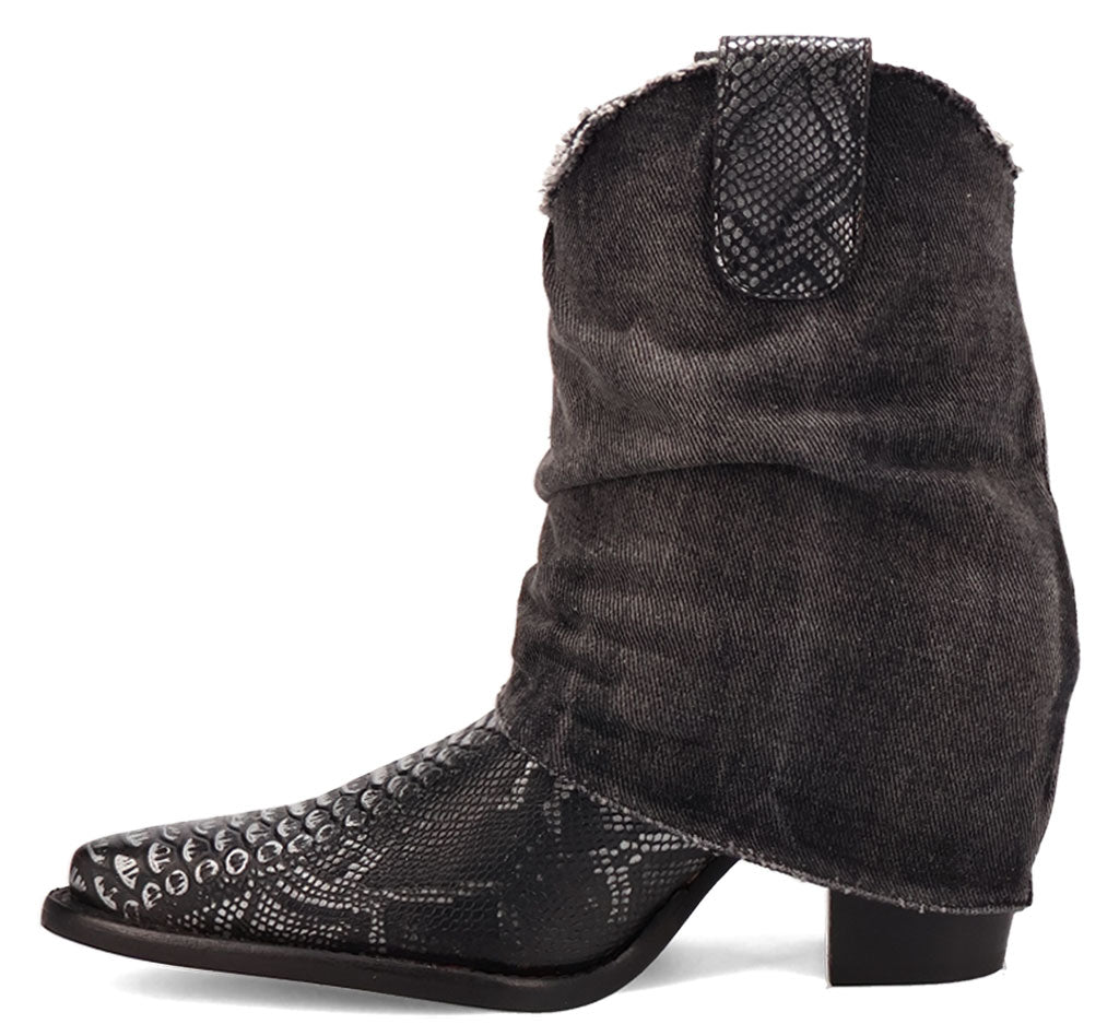 Dingo Women's Denim Dream Leather Bootie