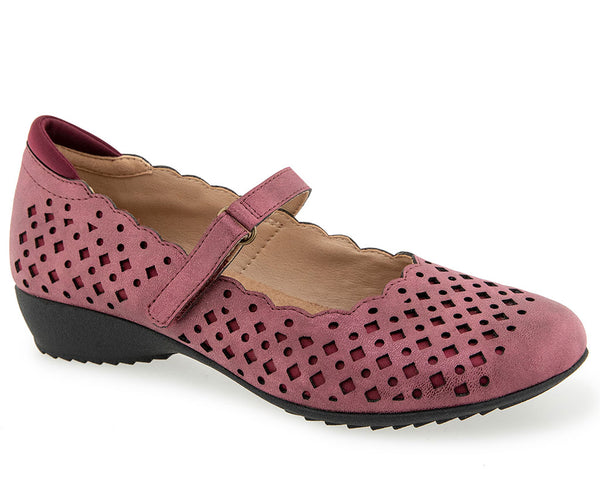 JBU by Jambu Women's Nancy Vegan Geometric Scalloped Mary Jane Flat Shoe