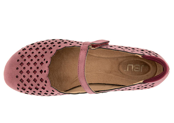 JBU by Jambu Women's Nancy Vegan Geometric Scalloped Mary Jane Flat Shoe