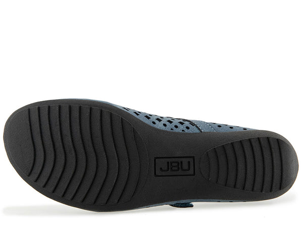 JBU by Jambu Women's Nancy Vegan Geometric Scalloped Mary Jane Flat Shoe