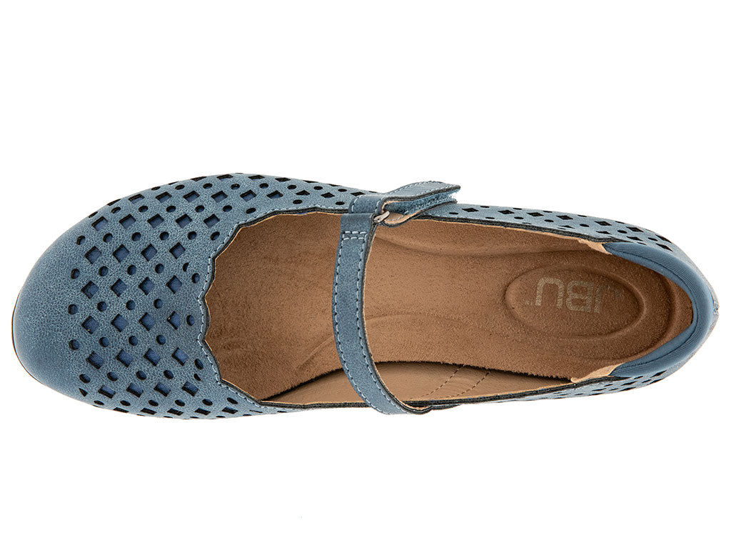 JBU by Jambu Women's Nancy Vegan Geometric Scalloped Mary Jane Flat Shoe