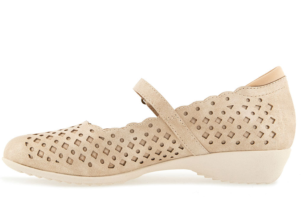 JBU by Jambu Women's Nancy Vegan Geometric Scalloped Mary Jane Flat Shoe