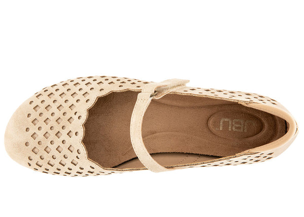 JBU by Jambu Women's Nancy Vegan Geometric Scalloped Mary Jane Flat Shoe