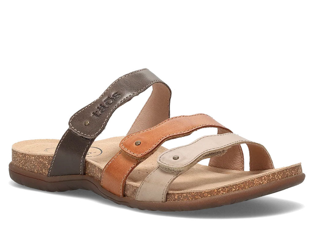 Taos Women's Scribble Three Strap Slide Sandal