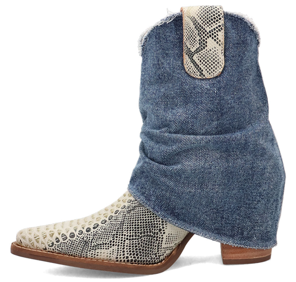 Dingo Women's Denim Dream Leather Bootie