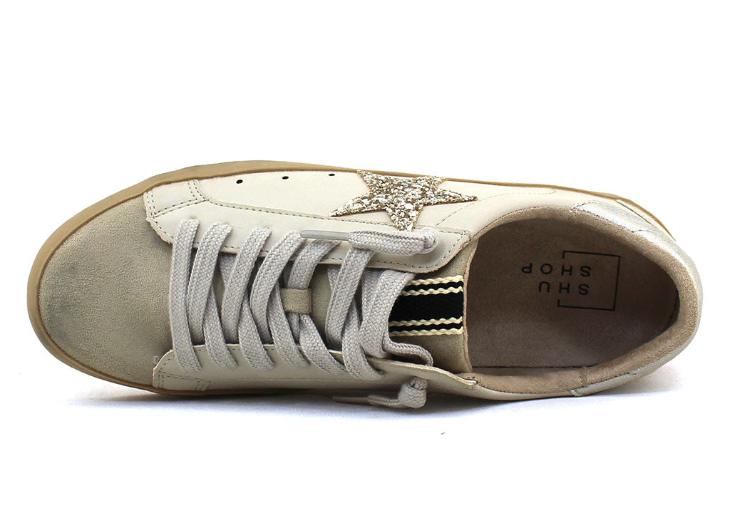 Shu Shop Women's Paula Distressed Fashion Sneaker Shoes