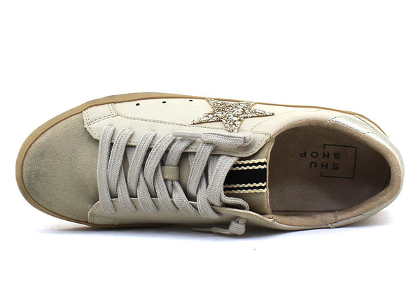 Shu Shop Women's Paula Distressed Fashion Sneaker Shoes