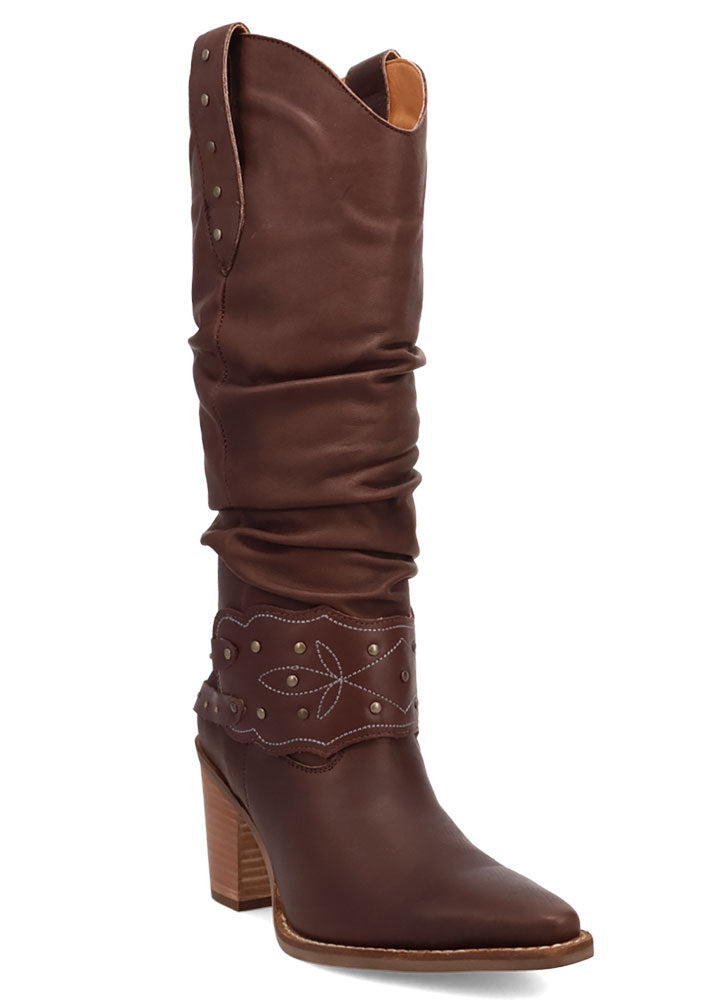 Dingo Women's Grit N' Grace Harness Knee-High Boot